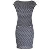 CHANEL Pre-Owned - Abito con motivo jacquard - Donna - rayon/cotone/poliestere/nylon - 34 - Blu