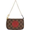 Louis Vuitton Pre-Owned - Borsa a mano Damier Eben Trunk Pochette Accessoires 2008 - Donna - PVC - Taglia unica - Marrone