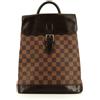 Louis Vuitton Pre-Owned - Zaino Damier Ebène Soho - Donna - pelle/tela - Taglia unica - Marrone