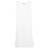 Prada Pre-Owned - Abito midi smanicato - Donna - cotone/seta - 38 - Bianco