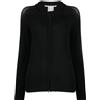 CHANEL Pre-Owned - Felpa con zip CC 2008 - Donna - cotone - 38 - Nero