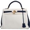 Hermès Pre-Owned - Borsa a mano Kelly 32 2004 - Donna - pelle - Taglia unica - Bianco