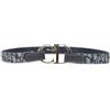 Christian Dior Pre-Owned - Cintura Oblique 2004 - Donna - tela/pelle - Taglia unica - Blu