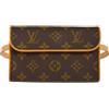 Louis Vuitton Pre-Owned - Marsupio Florentine anni 2000 - Donna - tela/pelle - Taglia unica - Marrone