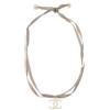 CHANEL Pre-Owned - Collana con logo CC 2002 - Donna - acrilico/tela - Taglia unica - Bianco