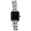 CHANEL Pre-Owned - Orologio Premiere 20mm Pre-owned 1987 - Donna - acciaio inossidabile - Taglia unica - Nero