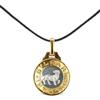 Bvlgari Pre-Owned - Collana con pendente in oro giallo 18kt Ariete - unisex - oro giallo/oro grigio - Taglia unica