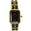 CHANEL Pre-Owned - Orologio Première 20mm Pre-owned 1987 - Donna - placcatura in oro/pelle - Taglia unica - Nero