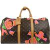 Louis Vuitton Pre-Owned - Borsa da viaggio Keepall 50 x Stephen Sprouse 2008 - Donna - tela - Taglia unica - Marrone