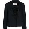 Valentino Garavani Pre-Owned - Giacca con fiocco Pre-owned 2008 - Donna - poliestere/poliestere/poliammide/lana/elastam - S - Blu