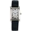 Cartier - Tank Américaine 41mm Pre-owned anni '90 - unisex - pelle/vetro zaffiro/oro bianco 18kt - Taglia unica