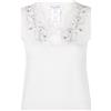 Christian Dior Pre-Owned - Top a fiori anni 2000 - Donna - cotone/plastica/cashmere/fibra di vetro/lurex - 36 - Toni neutri