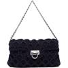 Ferragamo Pre-Owned - Borsa a spalla Gancini - Donna - poliestere - Taglia unica - Nero
