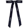 CHANEL Pre-Owned - Spilla con ricamo anni '90-'00 - Donna - raso - Taglia unica - Blu
