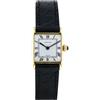 Cartier - Orologio Tank Arrondie 17mm Pre-owned 1970 - Donna - pelle/oro giallo 18kt/vetro minerale (pietre e gemme) - Taglia unica - Bianco