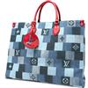 Louis Vuitton Pre-Owned - Borsa shopper Onthego Pre-owned - Donna - Denim/tela - Taglia unica - Blu