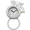 POFET Orologio da Bagno Orologio da Doccia Impermeabile con Asciugamani appesi Orologi Impermeabili per Orologi Timer da Cucina da Bagno (Bianco)