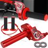 BIUGERCN Gas Rapido Domino Acceleratore Moto da 22 mm per Motocross Scooter rosso