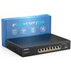 YuanLey Port 2.5G Poe Switch Non Gestito,Porte Poe 2,5G Base-T, 10G SFP, Ieee802.3Af/At