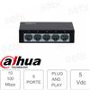 Dahua PFS3005-5ET-V2 - Dahua Ethernet Switch 5-Port Unmanaged