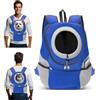 ALLSOPETS Zaino per Cani, Trasportino per Piccoli Cani e Gatti, Borsa da Viaggio Regolabile, Zaino per Cane per Bicicletta, Moto, Escursionismo, Campeggio (Blu Notte, M)