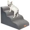 Nepfaivy Scala per Cani di Piccola Taglia - Gradini per Cani e Gatti, Rampa per Cani con Coperchio Rimovibile, 4 Passi,75x50x40cm