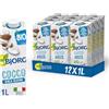 BJORG Bevanda Biologica Latte di Cocco, 100% Ingredienti Vegetale, Ottimale per Ricette Dolci, Senza Glutine, Vegan, Prodotto in Italia, 12 x 1L