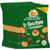 Céréal S/G CÉRÉAL - LE GALLETTINE - Gusto Mediterraneo - Snack salati senza glutine - Mini gallette gluten free a base di mais e riso al gusto pomodoro - Ottimali per aperitivo e merenda - 10 confezioni da 70 gr