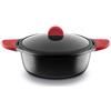 Castey - Alta Casseruola, 28 Io induzione Linea, 28 cm, con Piano in Vetro.