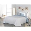 VIALMAN Copriletto Leggero Sofia per Letto King Size 26 | Trapunta Dimensioni 250 x 270 cm | copriletto e copridivano Blu