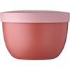 Mepal - Contenitore per Snack Ellipse - Contenitore per Conservare e Trasportare Alimenti e Snack - Adatto a Congelatore, Microonde e Lavastoviglie - 350 ml - Vivid Mauve
