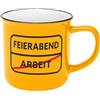 GRUSS & CO Becher Motiv Feierabend mit Geschenkbandarole