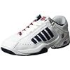 K-Swiss Performance Defier Rs, Scarpe da Tennis Uomo, Bianco (White/Dressblue/Fieryred 164-M), 44 EU