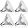 Unikcst 4pz lampade LED da 18W E27 Par38 calde, riflettori da 2000LM ad angolo di 120 gradi, sostituiscono lampade alogene da 180W, non dimmerabili.