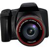 CAXUSD Telecamera Fotocamera Dogitale Fotocamera Con Zoom 16x Videocamera Digitale Videocamera Professionale Macchina Fotografica Professionale Abs Sensore Alta Sensibilità 1080p