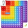 Dereine Push Bubble Sensoriale Giocattolo, Pop It, Pop Its Fidget Toy, Popit XXL Toys, Push Bubble Antistress, Moltiplicazione educativa e giocattoli Adatto per la Scuola Adulti e Bambini