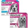 Frontline Triact, 6 Pipette, Cane XS (2-5Kg), Antiparassitario per Cani e Cuccioli di Lunga Durata & Triact, 6 Pipette, Cane M (10-20Kg), Antiparassitario per Cani e Cuccioli di Lunga Durata