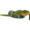Wild Republic Snakes Eco Boa Smeraldo, Peluche, 137 cm, Giocattolo di Peluche, Riempimento con Bottiglie d'Acqua Riciclate Filate, Ecologico