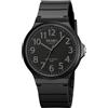 findtime Orologio da polso unisex analogico al quarzo, da uomo, con numeri grandi, per anziani, minimalista, 5 ATM, impermeabile, semplice, classico, da uomo, da donna, per adolescenti, sportivo, Nero con