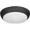 Miratic Lampada da Soffitto Plafoniera Parete con Paralume Opaco Realizzato in Plastica 2 x E27 x 40W (lampadine non incluse) Plafoniera Soffitto IP44 IK10 (nero)