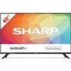 Sharp Aquos 40FG6EA, 40 LED Smart TV FHD Android 11, DVB-T2/S2, 1920 x 1080 Pixels, Wi-Fi, Nero, 2xHDMI, 2xUSB, Chromecast integrato, Dolby Audio