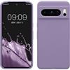 kwmobile Cover per Google Pixel 8 Pro Custodia - Back Case per Smartphone in Silicone TPU - Protezione Gommata - lavanda lilla