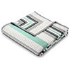 Biederlack Sunrise Coperta Estiva, Cotone, Verde/Aquarius Nordica, 170x130x1 cm