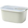 Mepal - Contenitore per alimenti EasyClip - Barattolo con coperchio e chiusura a scatto - Adatto per microonde, forno a vapore, frigorifero e congelatore - 450 ml - Nordic white