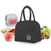 JEEZAO Borsa Termica Porta Pranzo con Rivestimento Isolamento,Borse Frigo Piccole Donne Uomo,Borsa Alimenti per Ufficio, Scuola e Picnic