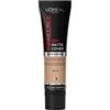 L'Oreal Paris L'Oréal Paris Fondotinta Infaillible 32H Matte Cover, Make-Up dal Finish Matte Copertura Totale sulla Pelle, 110 Vanille Rosé, 30 ml