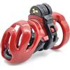 Brutus Cyborg Cage Chastity Cage Black-Red