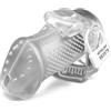 Brutus Air Mesh Cage Chastity Cage Clear