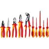 Knipex 989830US Set di 10 pinze isolate da 1000 V e cacciavite, utensili industriali