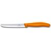 VICTORINOX COLTELLO TAVOLA / BISTECCA SEGHETTATO ARANCIONE